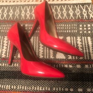 BCBG Heels, bright coral